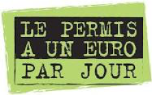 logo permis a un euro par jour